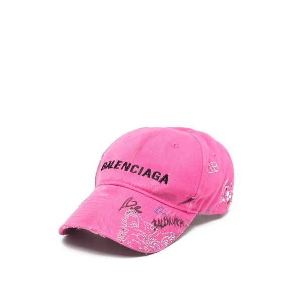 Balenciaga Pink Hats Men
